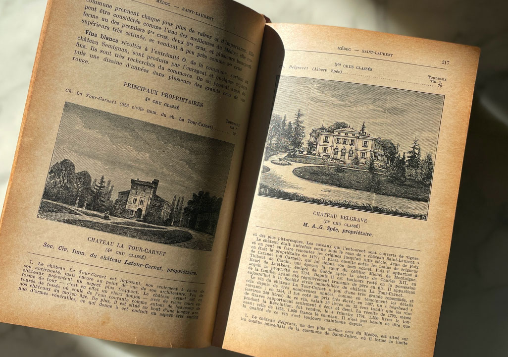 Guide du Ferret - origines de Château Belgrave