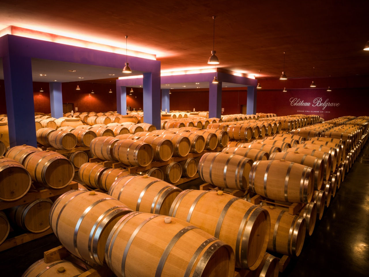 Chai à barrique Château Belgrave