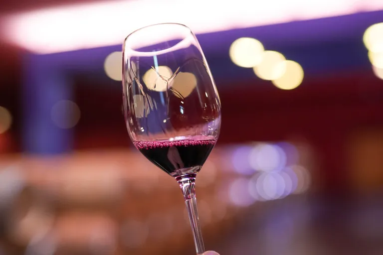 Verre de vin Château Belgrave Haut-Médoc