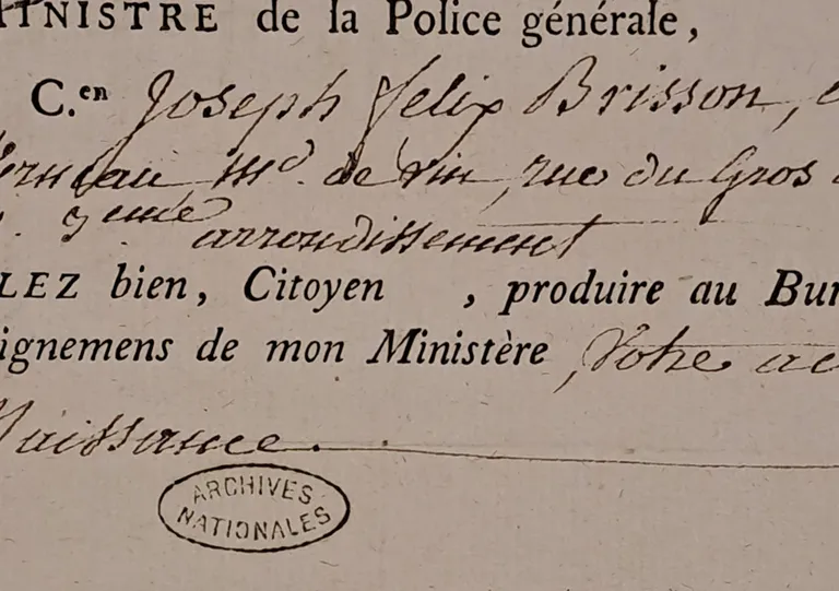 Héritier Brisson histoire de Belgrave